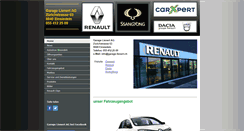 Desktop Screenshot of garage-lienert.ch